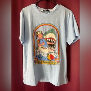 ROMWE “stay positive” Tee   , never worn/perfect condition, unisex